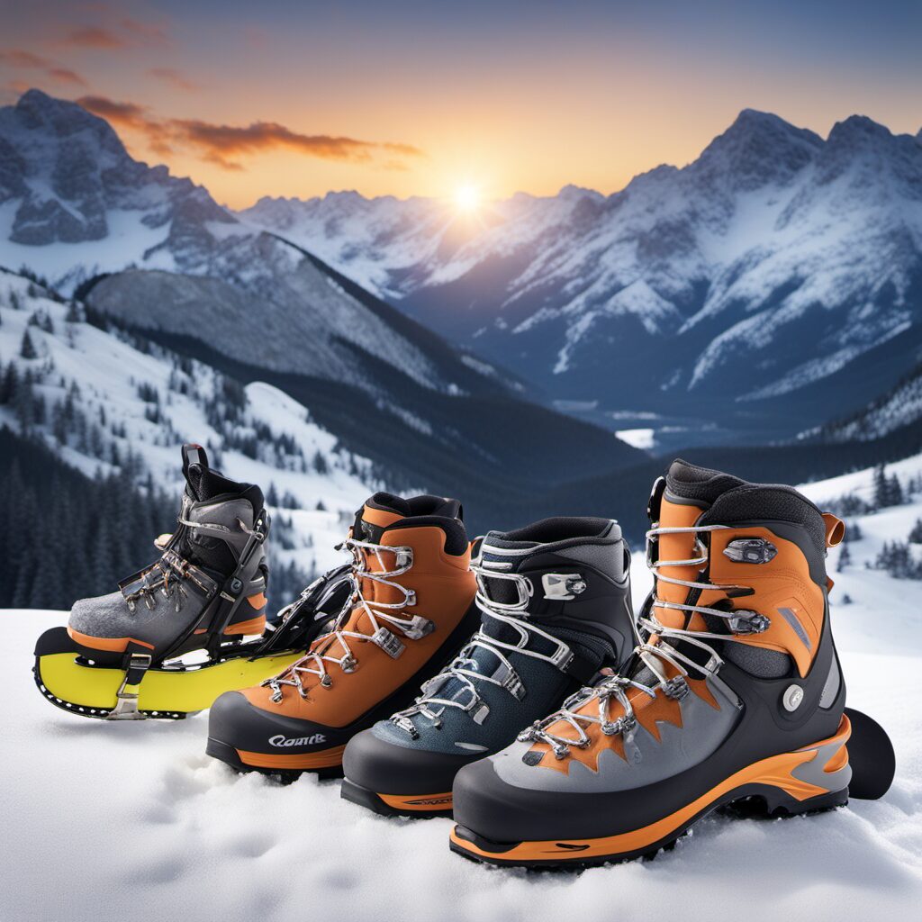 Sicherheit und Komfort bei Schneeschuhtouren mit den besten Bindungen für jeden Anlass. Produkte von PEARL, Kahtoola, Veriga und Contour.