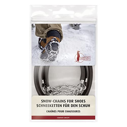 Schneeketten für Schuhe, Gleitschutzketten, sicherer Halt bei Schnee und Eis, made in Germany, 1 Paar