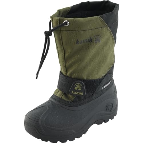 Kamik Snowfox 3WP NF8403/NF4403 M Carbon Grüne Schuhe für den Winter