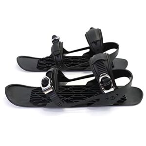 Mini-Skiskates, kurze Skiskates mit verstellbaren Riemen für Herren und Damen, Winter-Schneeschuhe, ideal für Ski- und Schneemobilfahrer
