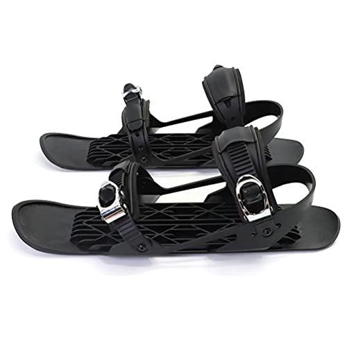 Mini-Skiskates, kurze Skiskates mit verstellbaren Riemen für Herren und Damen, Winter-Schneeschuhe, ideal für Ski- und Schneemobilfahrer