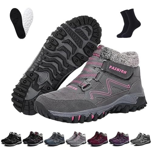 Ergonomische orthopädische Winterschuhe für Damen und Herren - warm gefüllte Snow Boots für den Winter