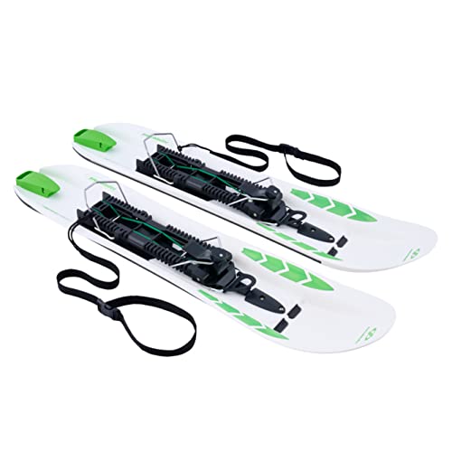 Crossblades Hardboot Schneeschuhe Weiß 36-46, 3in1 Schneeschuh für Steigen, Fahren und Gleiten, Weltneuheit Schneeschuhe zum Skifahren mit Skischuhen