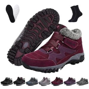Ofreischuhe Solvema Orthopädische Winterschuhe, Warm gefüllte Snow Boots für Damen und Herren