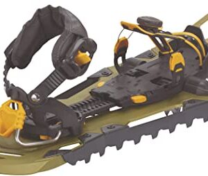 TSL Schneeschuhe Highlander Adjust M Unisex Erwachsene, Olive, Medium - hochwertige Schneeschuhe für den Winterurlaub oder tägliche Arbeit im Schnee