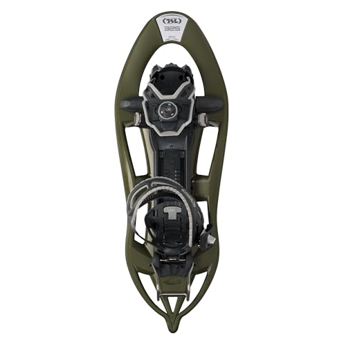 TSL Schneeschuhe 325 INITIAL - Perfekte Begleiter für Ihre nächste Wintersport-Abenteuer. Robuste Konstruktion, bequemer Sitz und großes Passmaß von 39 bis 47 und Maximalgewichtszahl von 120 kg.