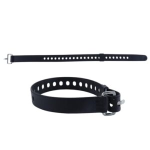 Verstaellbare Schneeschuhgurte, 4 Stueck, schwarz, fuer Snowboards, Skates, Sportschuhe und Wandern geeignet, sicherer Halt bei Outdoor-Aktivitaeten