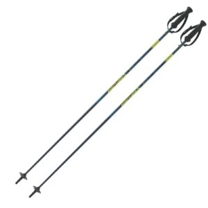 Hochwertige Aluminium Skistöcke mit ergonomischem Griff und verstellbarer Handschlaufe für Allmountain-Pisten