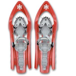 INOOK Freestep Schneeschuhe, Schneeschuhe mit Steighilfe, EU 35-47, Schneeschuh Set mit Tragetasche und individueller Größenverstellung.