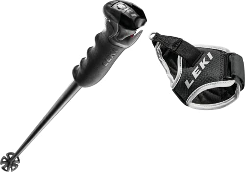 Unisex-Stöcke für Erwachsene, Leki Stock in Schwarz, stabil und bequem