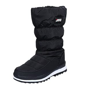 Schneestiefel Damen für den Winter, wasserdicht, warm gefüttert, bequem zum Tragen im Schnee und Eis, perfekt für die Wintersaison