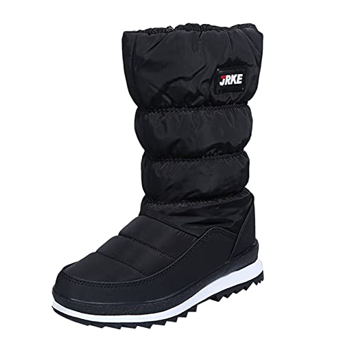 Schneestiefel Damen für den Winter, wasserdicht, warm gefüttert, bequem zum Tragen im Schnee und Eis, perfekt für die Wintersaison