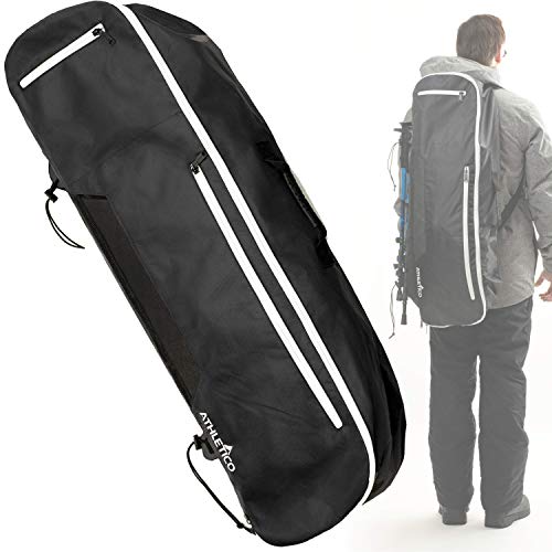 Schneeschuh-Tasche mit Reißverschluss, groß, 25-36 Zoll, für Schneeschuh-Fans, bequem transportieren und aufbewahren